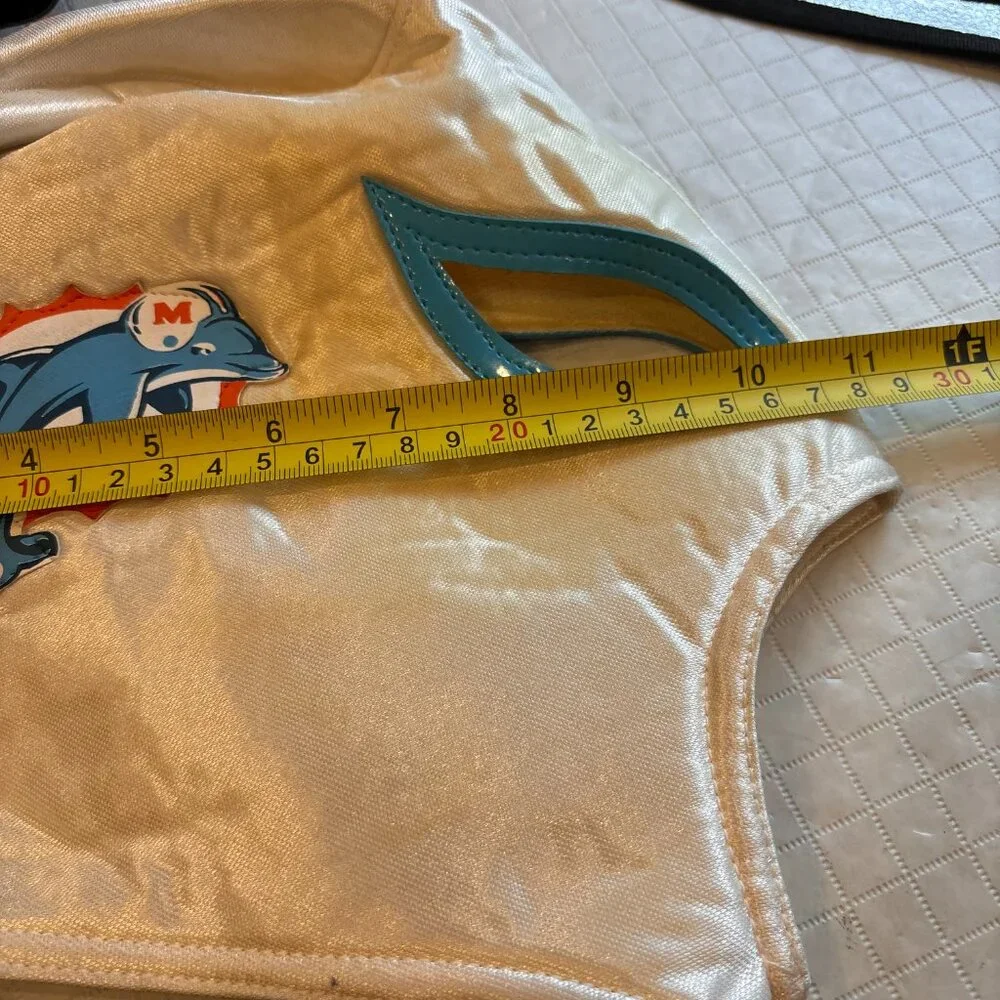 NFL Miami Dolphins Logo Football Team Wrestling Mask with Flaws